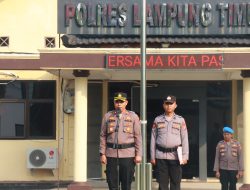 Pimpin Apel Pagi, Waka Polres Lamtim Ajak Personel Dukung Program Kapolres