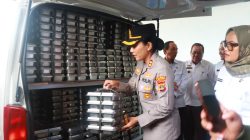 Kapolres Lampung Timur Dampingi Bupati Dalam Kegiatan Ceremony Dapur MBG SPPG di Desa Bumi Harjo
