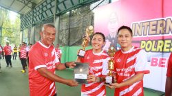 Polres Lampung Timur Gelar Internal Tennis Tournament Meriahkan HUT RI ke-80