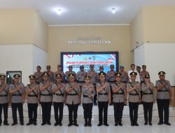 Kapolres Lampung Timur Pimpin Sertijab Wakapolres, Pejabat Utama dan Kapolsek Jajaran