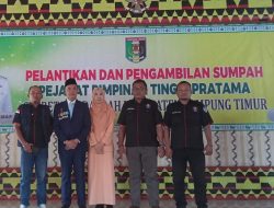 Kwri lampung timur apresiasikan bupati ella siti nuryamah atas pelantikan   rustam  efendi  atau bang tam sebagai sekda di lamtim