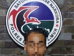 Satresnarkoba Polres Lampung Timur Amankan Pelaku Penyalahgunaan Narkotika di Kecamatan Pekalongan