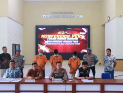 Polisi Amankan 3 Tersangka Dugaan Korupsi Bendungan Marga Tiga*