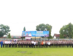 Polres Lampung Timur Gelar Apel Kesiapan Tanggap Bencana Hidrometeorologi